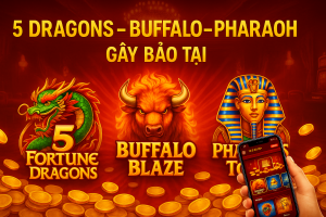 Chơi Ngay 5 Dragons, Buffalo & Pharaoh Tại 86BET!